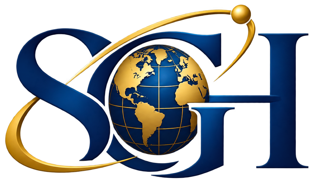 SGH globe and gold orbital mark
